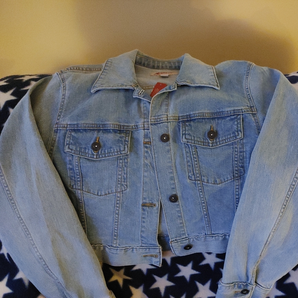 Arizona Jean Company Denim Jacket Size Large